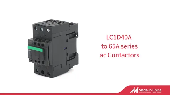 Nuevo tipo Tesys Contactor de CA LC1d Contactor magnético para máquina herramienta industrial