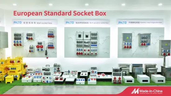 Caja de enchufe de distribución móvil impermeable de la caja de reparación de la fuente de alimentación 380V