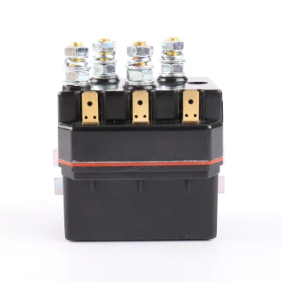 Equivalente a Albright DC66p 12 VCC 24 VCC 48 VCC 100 VCC continuo 50 A intermitente 250 A solenoide de cabrestante 12 V 24 V CC Contactor de solenoide de inversión de motor